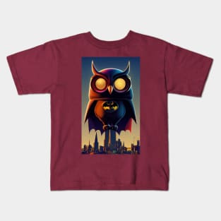 Owl Batman Kids T-Shirt